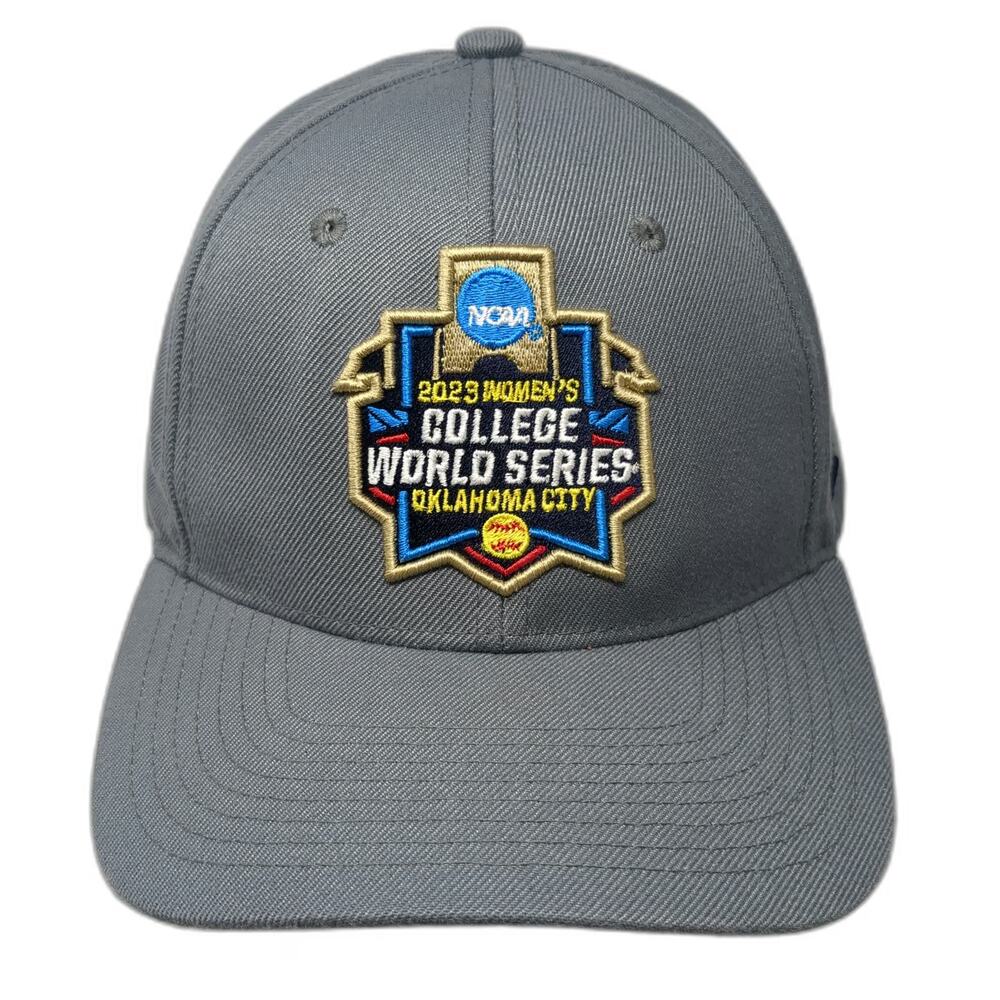 Zephyr Snapback Hat Gray OSFM 2023 Women's College World Series NCAA Softball